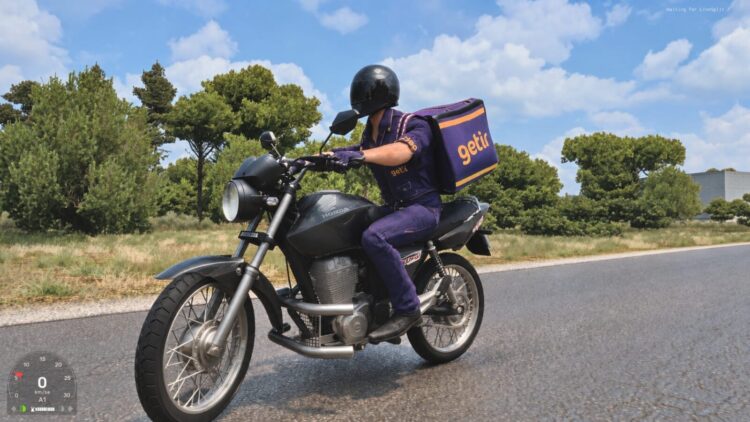 GETİR KURYE Honda Titan 2008 v1.61 ETS2