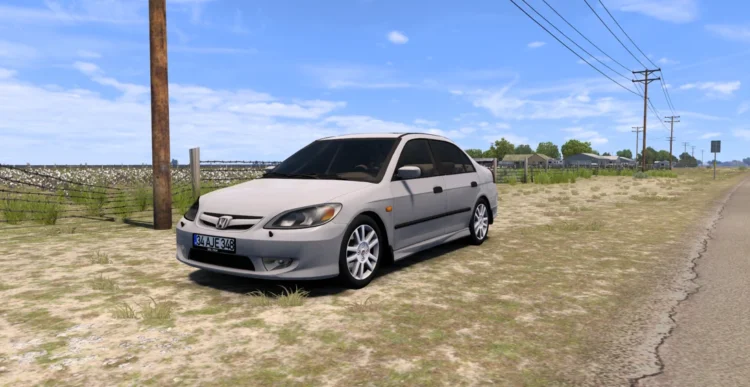 Honda Civic 2005 for ets2 and ats 1.61 v0.01