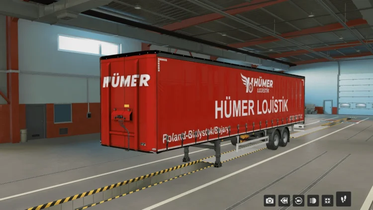 Hümer Lojistik Trailer Skin Mod
