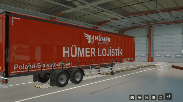 H&uuml;mer Lojistik Trailer Skin Mod