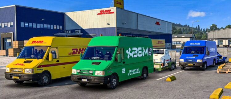Iveco Daily 35-10 + Trailer for ETS2 1.61