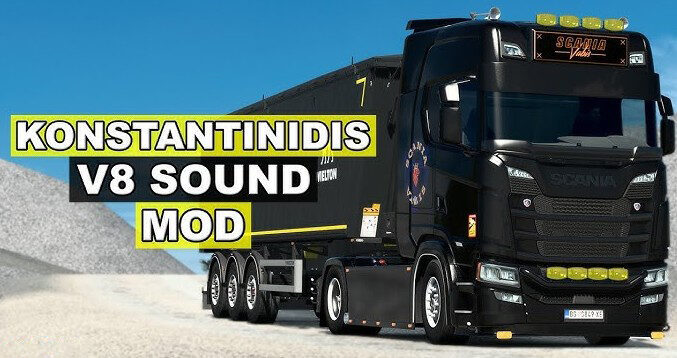 Konstantinidis V8 Sound Mod ETS2 1.61