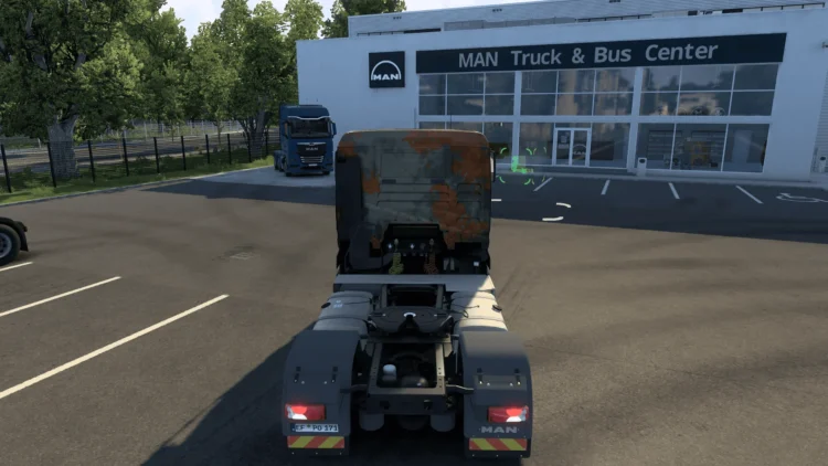 Rust Man Tgx 6 Euro Skin