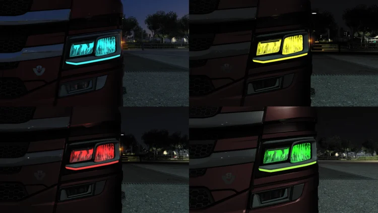Scania Custom Headlights Pack