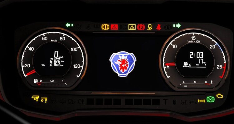 Scania NG Improved Dashboard v5.3