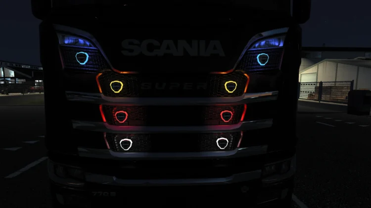 Scania SR Luminated Badges