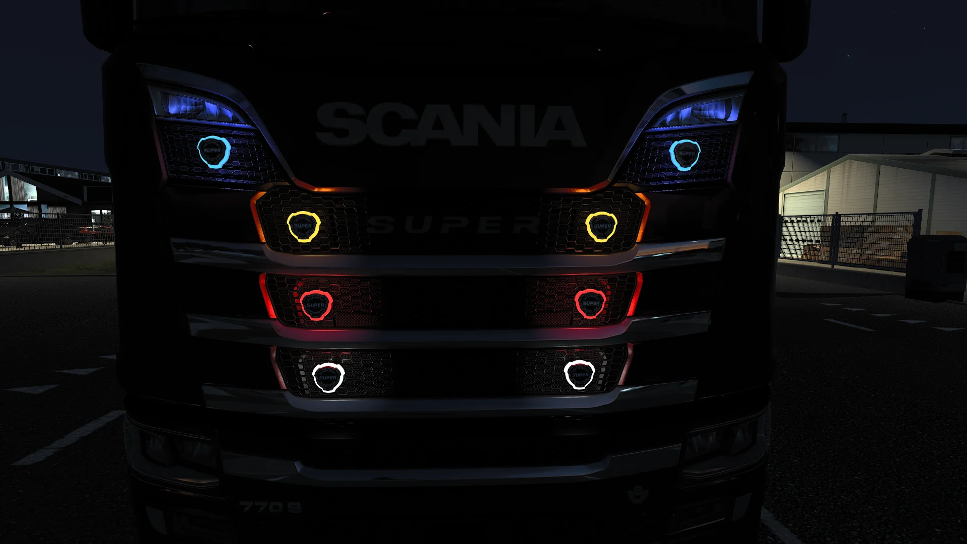 Scania SR Luminated Badges