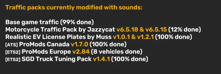 Sound Fixes Pack v26.70