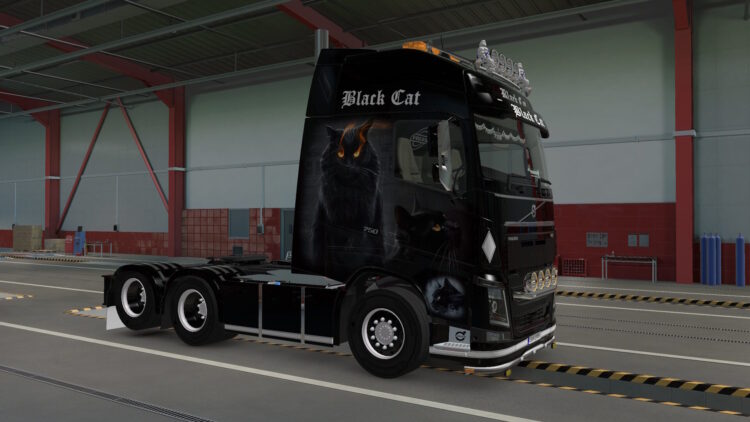 Volvo FH4 Black Cat Skin