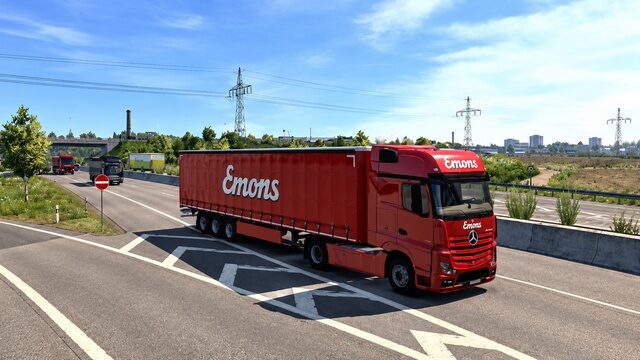 Emons Traffic Truck – Mercedes-Benz Actros + Trailer