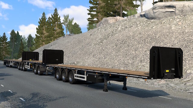 Triple Flatbed Trailer Australia Spec