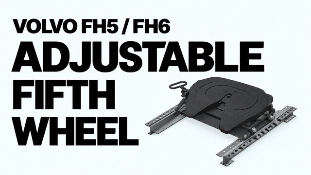 Volvo FH5 / FH6 Adjustable Fifth Wheel