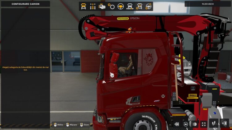 Scania S&R next generation windows sticker griffin